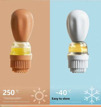 Silicone Brush BBQ Grill Dropper Olive Oil Dispenser Bottle for Cooking Baking Barbecue Kitchen Tool