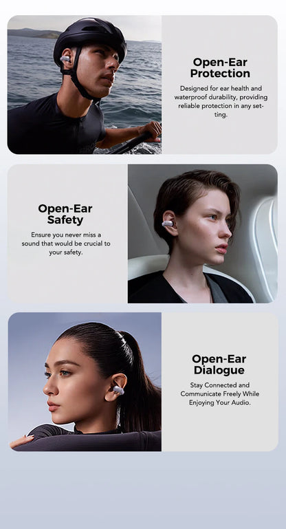 ERAZER XF28 Bluetooth V6.0 Open-ear True Wireless EarbudsTranslation Earphones Office Travel,ASMR Headset APP - TrendBug