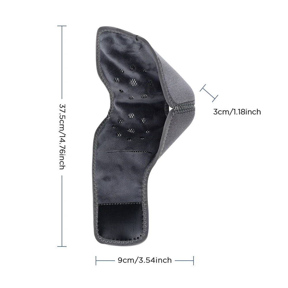 Electric Heat And Vibration Ankle Massager Infrared Hot Compress Therapy Ankle Massage Heated Wrap Support Brace Foot Protector