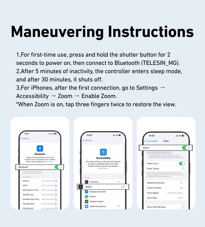 Fun Shot Magnetic Grip, Ergonomic Style Phone Camera Grip with Detachable Remote, Expandable Functionality for iPhone/Android - TrendBug