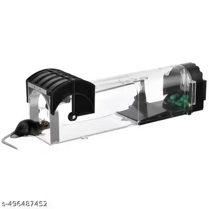 Humane 32 cm Smart Rodent Trap – Reusable No-Kill Cage for Mice & Small Pests
