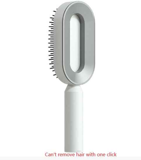 Self Cleaning Hair Brush For Women One-key Cleaning Hair Loss Airbag Massage Scalp Comb Anti-Static Hairbrush